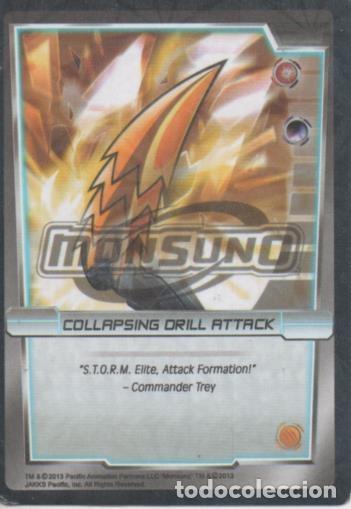 Coleccionismo deportivo: Cromo E001733: Trading Cards. Monsuno. Collapsing drill Attack - NULL