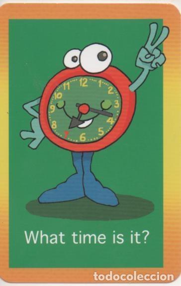 Coleccionismo deportivo: Cromo E001718: Cards. What time is it?. 7:18 - NULL