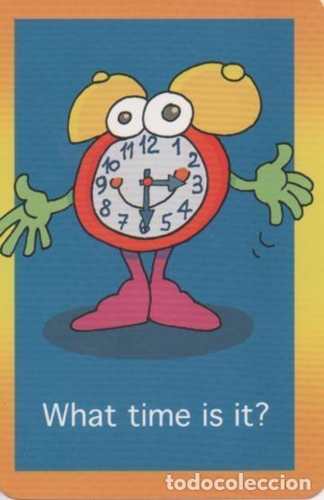 Sports collectibles: Cromo E001709: Cards. What time is it?. 3:30 - NULL