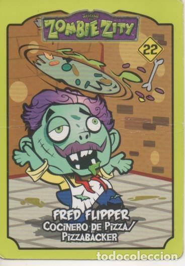 Sports collectibles: Cromo E001649: Trading Cards. Zombie City n&ordm; 22. Fred Flipper - NULL