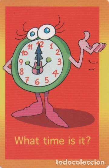 Sports collectibles: Cromo E001702: Cards. What time is it?. 12:00 - NULL