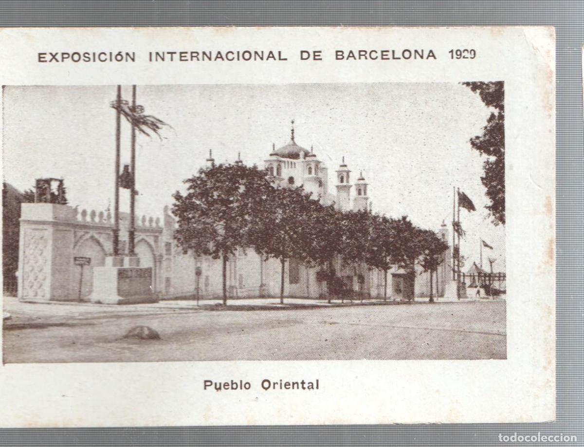 Collectionnisme sportif: Cromo numero 28: Exposicion Internacional de Barcelona 1929: Pueblo oriental - Varios