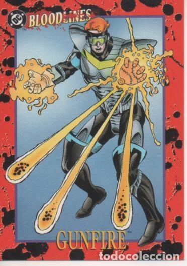 Collectionnisme sportif: Cromo E002203: Trading Cards. DC Bloodline n&ordm; 68. Gunfire - Varios