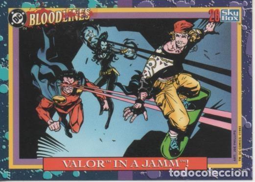 Collectionnisme sportif: Cromo E002170: Trading Cards. DC Bloodline n&ordm; 26. Valor in a Jamm - Varios