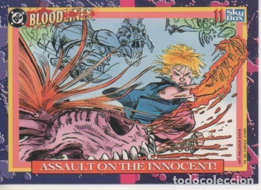 Sports collectibles: Cromo E002156: Trading Cards: DC Bloodline n&ordm; 11. Assaulton on the Innocent - Varios