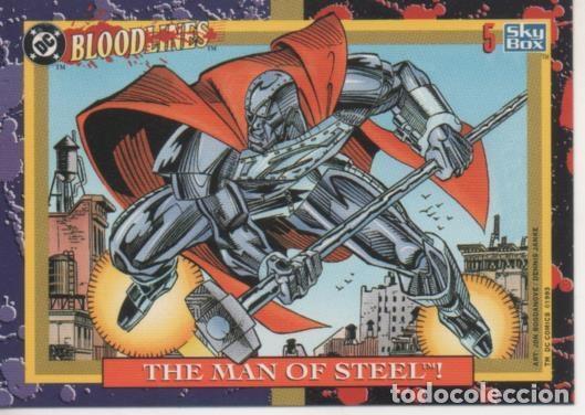 Sports collectibles: Cromo E002151: Trading Cards: DC Bloodline n&ordm; 5. The Man of Steel. - Varios