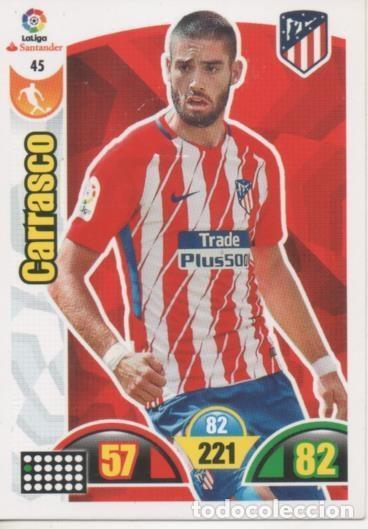 Sports collectibles: Cromo E002865: Trade Card Game Adrenalyn. Liga 2017-18, Carrasco. C.A. de Madrid - LFP