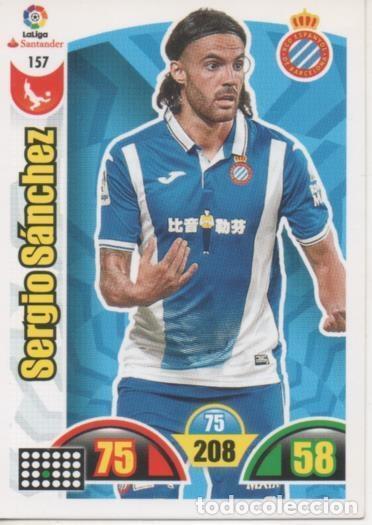 Sports collectibles: Cromo E002899: Trade Card Game Adrenalyn. Liga 2017-18, Serrgio S&aacute;nchez. R.C.D. Espanyol - LFP
