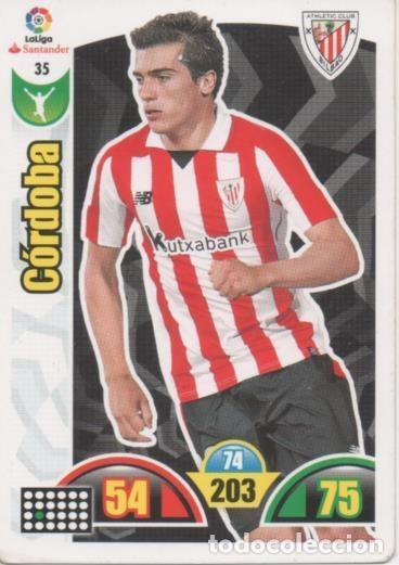 Sports collectibles: Cromo E002861: Trade Card Game Adrenalyn. Liga 2017-18, C&oacute;rdoba. A. C. de Bilbao - LFP