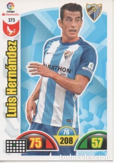 Sports collectibles: Cromo E002937: Trade Card Game Adrenalyn. Liga 2017-18, Luis Hern&aacute;ndez. M&aacute;laga. C.F. - LFP