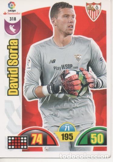 Sports collectibles: Cromo E002954: Trade Card Game Adrenalyn. Liga 2017-18, David Soria. Sevilla F.C. - LFP