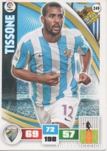 Sports collectibles: Cromo E002608: Trade Card Game Adrenalyn. Liga 2015-16, Tissone. M&aacute;laga C.F. - LFP