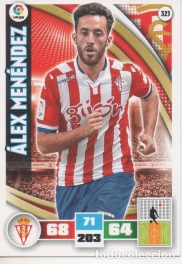 Sports collectibles: Cromo E002629: Trade Card Game Adrenalyn. Liga 2015-16, &Aacute;lex Men&eacute;ndez.Real Sporting de Gij&oacute;n - LFP