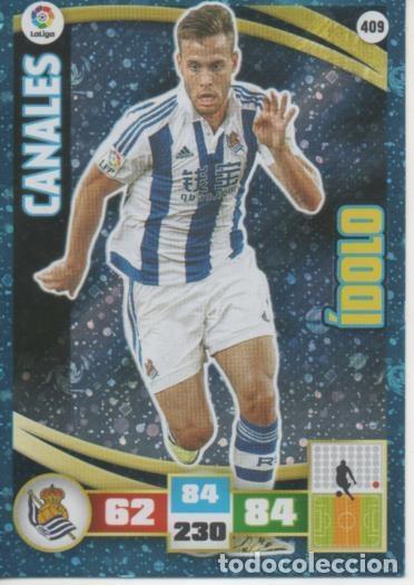Sports collectibles: Cromo E002652: Trade Card Game Adrenalyn. Liga 2015-16, Canales. Real Sociedad - LFP