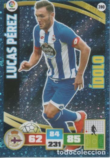 Sports collectibles: Cromo E002647: Trade Card Game Adrenalyn. Liga 2015-16, Lucas P&eacute;rez. R.C.D. de La Coru&ntilde;a - LFP