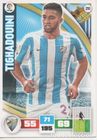 Colecionismo desportivo: Cromo E002609: Trade Card Game Adrenalyn. Liga 2015-16, Tighadouini. M&aacute;laga U.D. - LFP