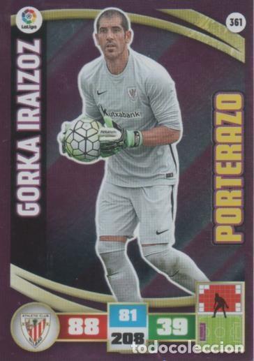 Colecionismo desportivo: Cromo E002637: Trade Card Game Adrenalyn. Liga 2015-16, Gorka Iraizoz. Bilbao.A.C. - LFP
