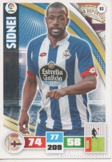 Coleccionismo deportivo: Cromo E002568: Trade Card Game Adrenalyn. Liga 2015-16, Sidney. R.C.D. de La Coru&ntilde;a - LFP