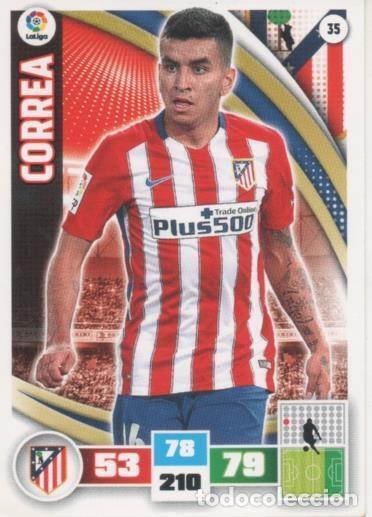 Collectionnisme sportif: Cromo E002554: Trade Card Game Adrenalyn. Liga 2015-16, Correa. C.A. de Madrid - LFP