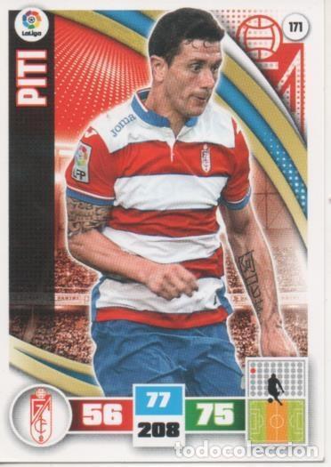 Collectionnisme sportif: Cromo E002588: Trade Card Game adrenalyn. Liga 2015-16, Piti. Granada Club de F&uacute;tbol - LFP