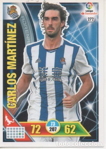 Collectionnisme sportif: Cromo E002752: Trade Card Game Adrenalyn. Liga 2016-17, Carlos Mart&iacute;nez. Real Sociedad - LFP