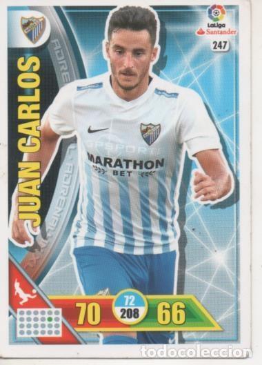 Collectionnisme sportif: Cromo E002742: Trade Card Game Adrenalyn. Liga 2016-17, Juan Carlos. M&aacute;laga.C.F. - LFP