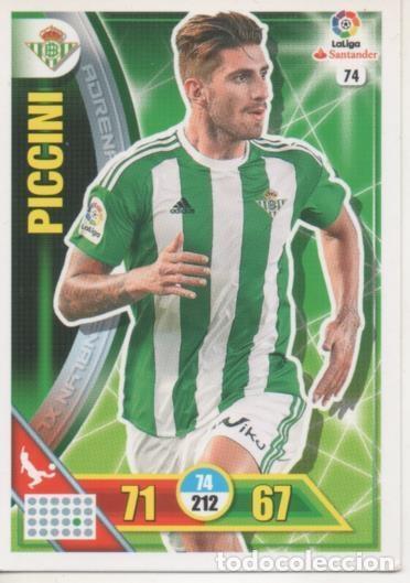 Collectionnisme sportif: Cromo E002677: Trade Card Game Adrenalyn. Liga 2016-17, Piccini. Real Betis Balonpie - LFP