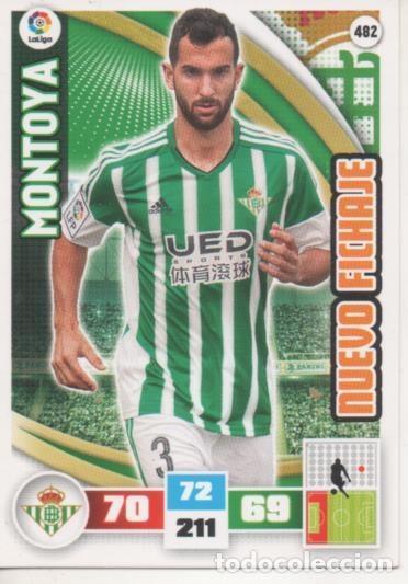 Sammelleidenschaft Sport: Cromo E002667: Trade Card Game Adrenalyn. Liga 2015-16, Nuevo Fichaje. Montoya. Real Betis Balonpie