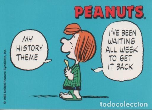 Sports collectibles: Cromo E003345: Trading Card. Peanuts Classics, n&ordm; 93 April 8, 1979 - M. Schulz