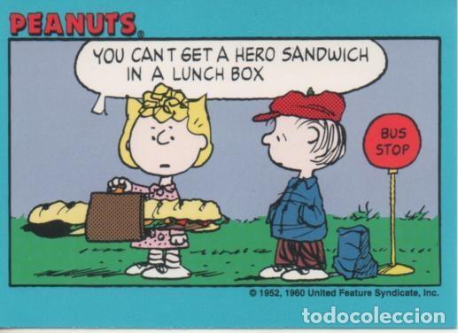 Sammelleidenschaft Sport: Cromo E003314: Trading Card. Peanuts Classics, n&ordm; 42 September 5, 1989 - M. Schulz