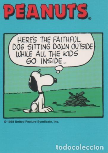 Collectionnisme sportif: Cromo E003422: Trading Card. Peanuts Classics, n&ordm; 194 October 12, 1959 - M. Schulz