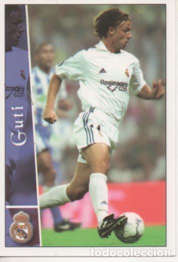 Collectionnisme sportif: Cromo E003762: Trading Card. Las Fichas de la Liga 2003. n&ordm; 72 Guti, Real Madrid - LFP
