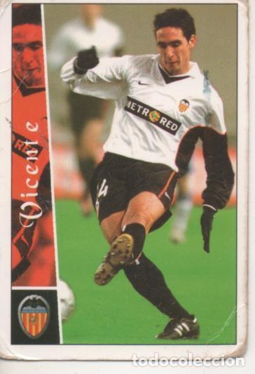 Collectionnisme sportif: Cromo E003739: Trading Card. Las Fichas de la Liga 2003. n&ordm; 20 Vicente, Valencia C.F. - LFP