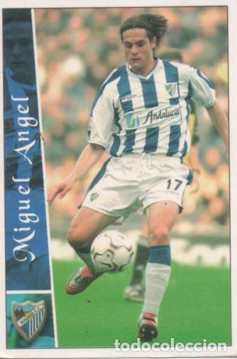 Collectionnisme sportif: Cromo E003816: Trading Card. Las Fichas de la Liga 2003. n&ordm; 254 Miguel &Aacute;ngel, M&aacute;laga C.F. - LFP