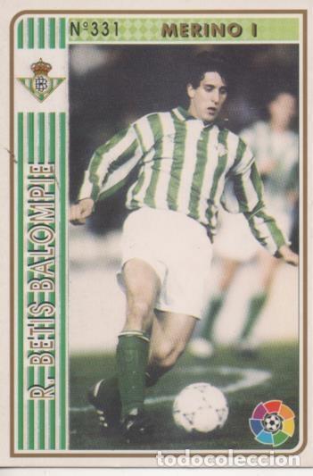 Coleccionismo deportivo: Cromo E003566: Trading Card. Las Fichas de la Liga 94-95. n&ordm; 331 Mrino I, R.Betis Balonpi&eacute; - LFP