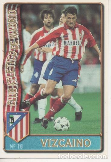 Sports collectibles: Cromo E003582: Trading Card. Las Fichas de la Liga 96-97. n&ordm; 10 Vizcaino, Club Atl de Madrid - LFP