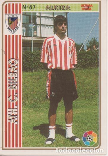 Sports collectibles: Cromo E003511: Trading Card. Las Fichas de la Liga 94-95. n&ordm; 87 Alkiza, Ath.C.Bilbao - LFP