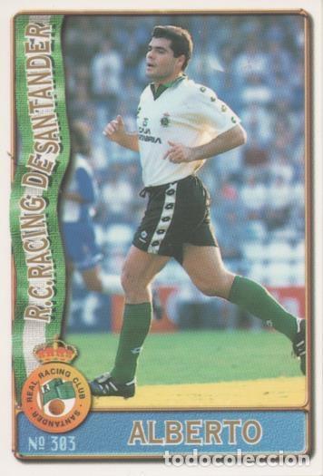 Sports collectibles: Cromo E003664: Trading Card. Las Fichas de la Liga 96-97. n&ordm; 303 Alberto, R.C. Racing de Santander -