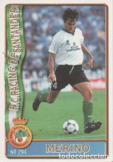 Sports collectibles: Cromo E003652: Trading Card. Las Fichas de la Liga 96-97. n&ordm; 294 Merino, R.C. Racing de Santander -