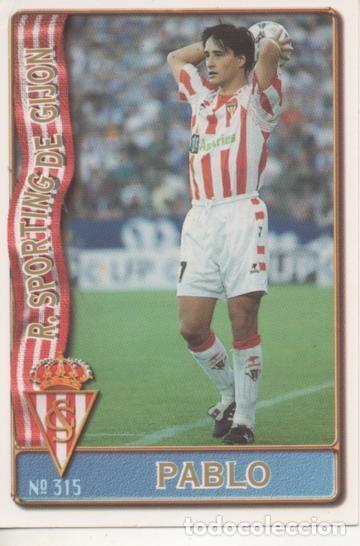 Sports collectibles: Cromo E003678: Trading Card. Las Fichas de la Liga 96-97. n&ordm; 315 Pablo, R.Sporting de Gij&oacute;n - LFP