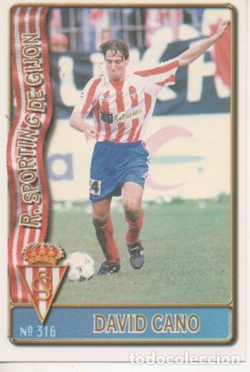 Sports collectibles: Cromo E003679: Trading Card. Las Fichas de la Liga 96-97. n&ordm; 316 David Cano, R.Sporting de Gij&oacute;n - L