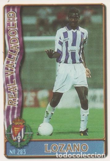 Sports collectibles: Cromo E003639: Trading Card. Las Fichas de la Liga 96-97. n&ordm; 283 Lozano, R. Valladolid - LFP
