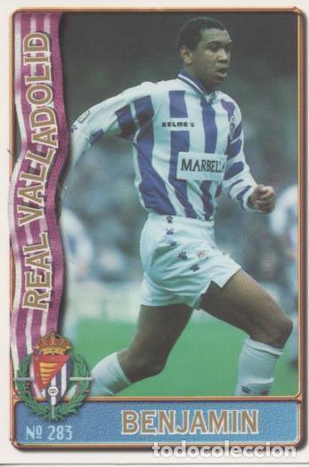 Sports collectibles: Cromo E003640: Trading Card. Las Fichas de la Liga 96-97. n&ordm; 283 Benjamin, R. Valladolid - LFP