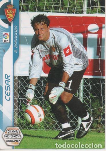 Sports collectibles: Cromo E004201: Trading Card. Mega Cracks 06-07. n&ordm; 344 Cesar. Portero. R. Zaragoza - LPF