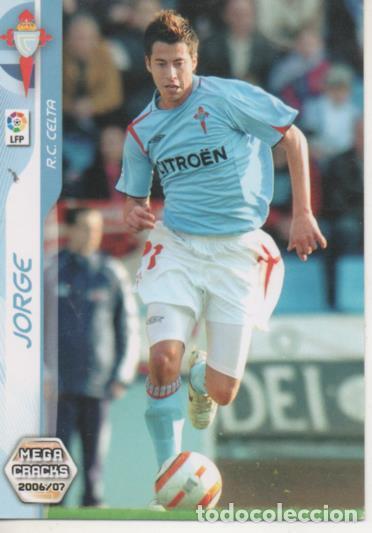 Sammelleidenschaft Sport: Cromo E004138: Trading Card. Mega Cracks 06-07. n&ordm; 86 Jorge. Medio. R.C. Celta - LPF