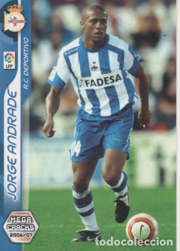 Sammelleidenschaft Sport: Cromo E004149: Trading Card. Mega Cracks 06-07. n&ordm; 95 Jorge Andrade. Defensa. R.C. Deportivo - LPF