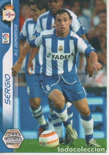 Collectionnisme sportif: Cromo E004157: Trading Card. Mega Cracks 06-07. n&ordm; 101 Sergio. Medio. R.C. Deportivo - LPF