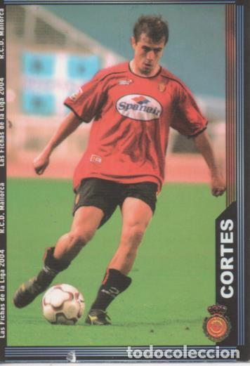 Collectionnisme sportif: Cromo E004286: Trading Card. Las Fichas de la Liga 2004. n&ordm; 226 Cort&eacute;s. Defensa. R.C.D. Mallorca - L