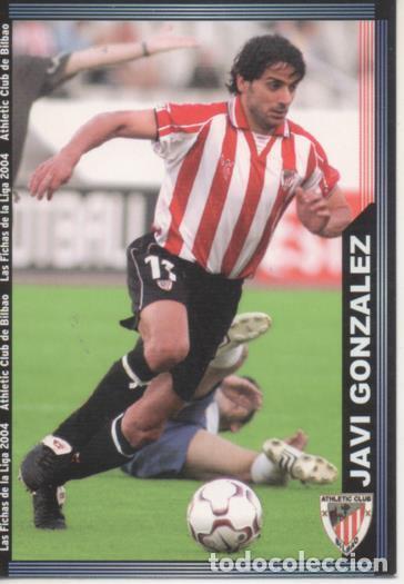 Sammelleidenschaft Sport: Cromo E004279: Trading Card. Las Fichas de la Liga 2004. n&ordm; 171 Javi Gonz&aacute;lez. Medio. A.C. Bilbao -