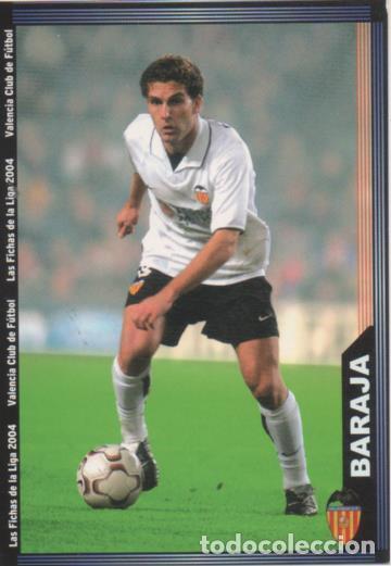 Sammelleidenschaft Sport: Cromo E004264: Trading Card. Las Fichas de la Liga 2004. n&ordm; 124 Baraja. Medio. Valencia C.F. - LPF